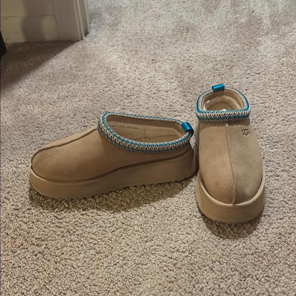 UGG Cream Fleece-Lined Footwear